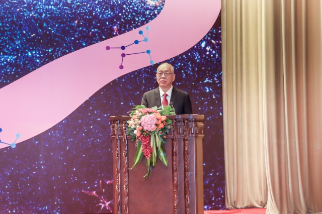 大會主席丘成桐致辭。大會供圖.jpg